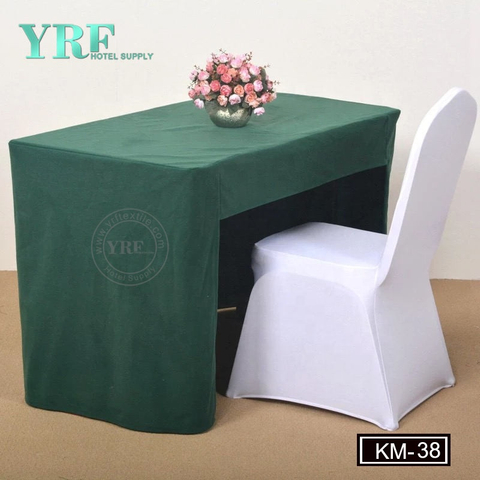 YRF Custom Polyester svatební dekorace stolu sukně