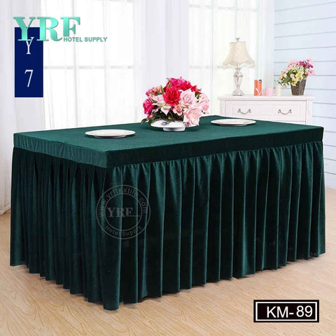 YRF Kvalitní dekorace Ruffled Folding Table Soklová