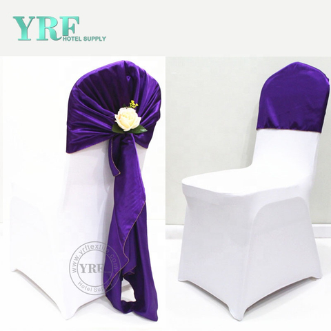 Potah na jídelní židli YRF Hot Sale Bílý potah na elegantní svatební židli