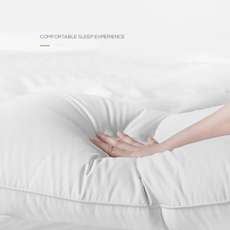 Přizpůsobené velkoobchodní pětihvězdičkové pohodlné bílé polštáře na spaní