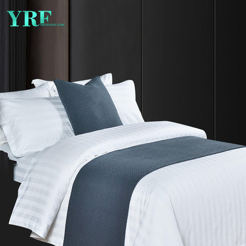 Hotelová ložnice zahuštěná moderní jednoduchá bavlna Ramie Tmavě šedá ozdoba na postel