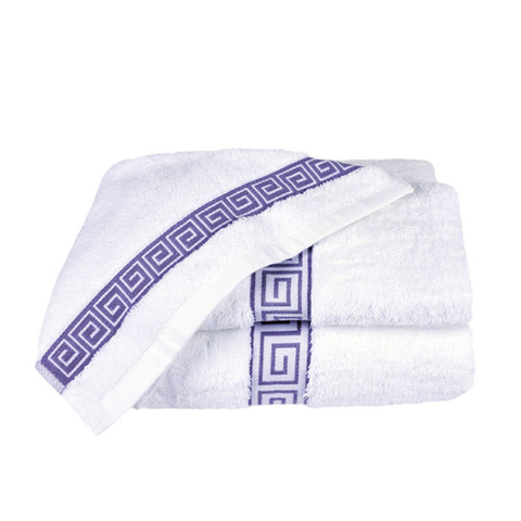 Velkoobchodní bílý 100% bavlněný žakárový ručník na obličej Hotelový ručník