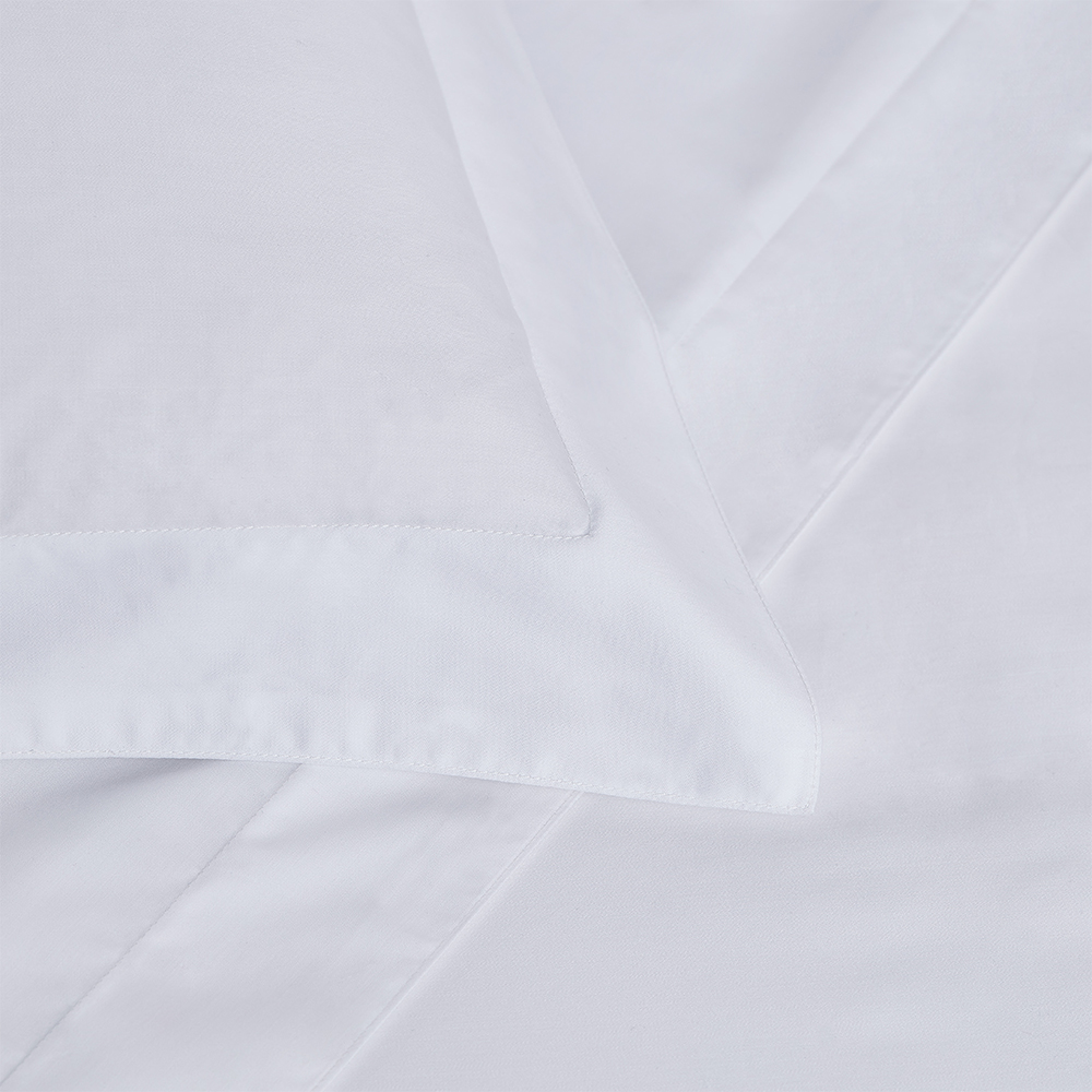 Bavlněné polyesterové prostěradla 1000 Thread Count Hotel Twin White