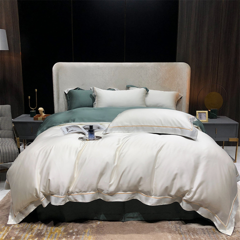 Luxusní designový 5hvězdičkový hotel White Tencel 4ks kolekce povlečení