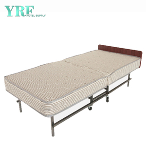Skládací postel Motel Extra přenosná pěnová matrace Super silný rám s dvojitou velikostí