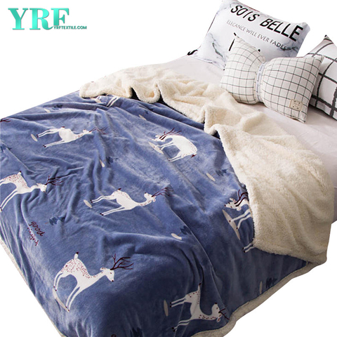 Polyesterová deka Jedinečný design Nadýchané hřejivé kreslené plavé pro manželskou postel
